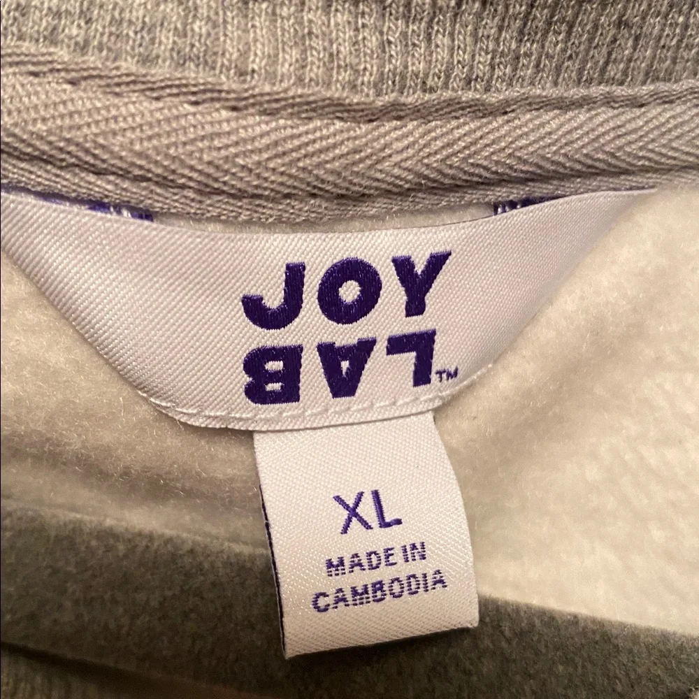 JoyLab Heather Gray Boxy Fit Sweatshirt…size XL - Picture 4 of 7